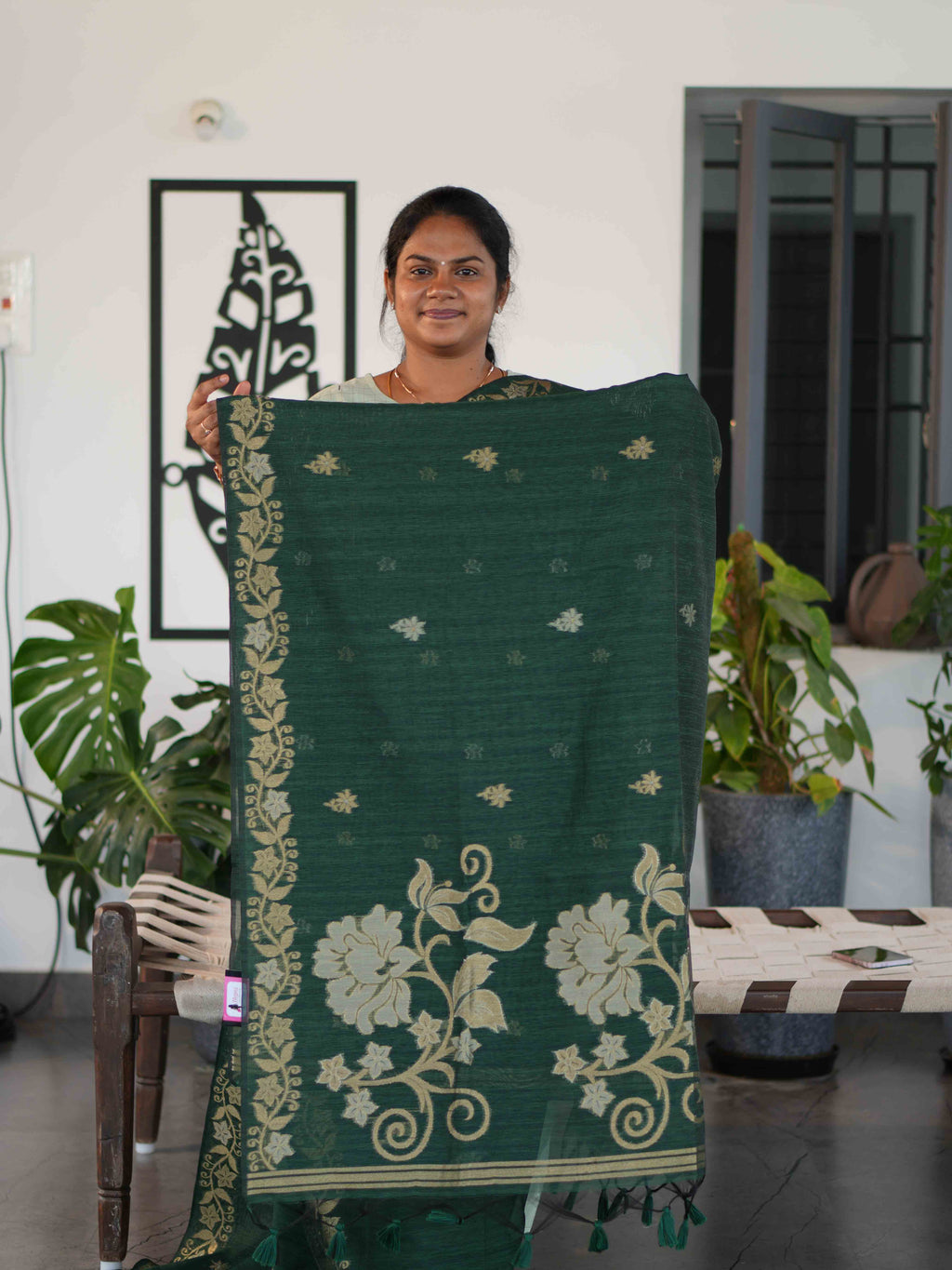 Jute Cotton Sarees Elegant Heritage / SKU231 – 7