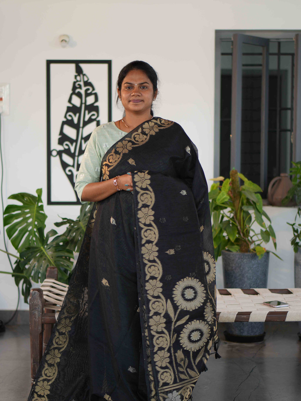 Jute Cotton Sarees Artisan Charm / SKU231 – 9