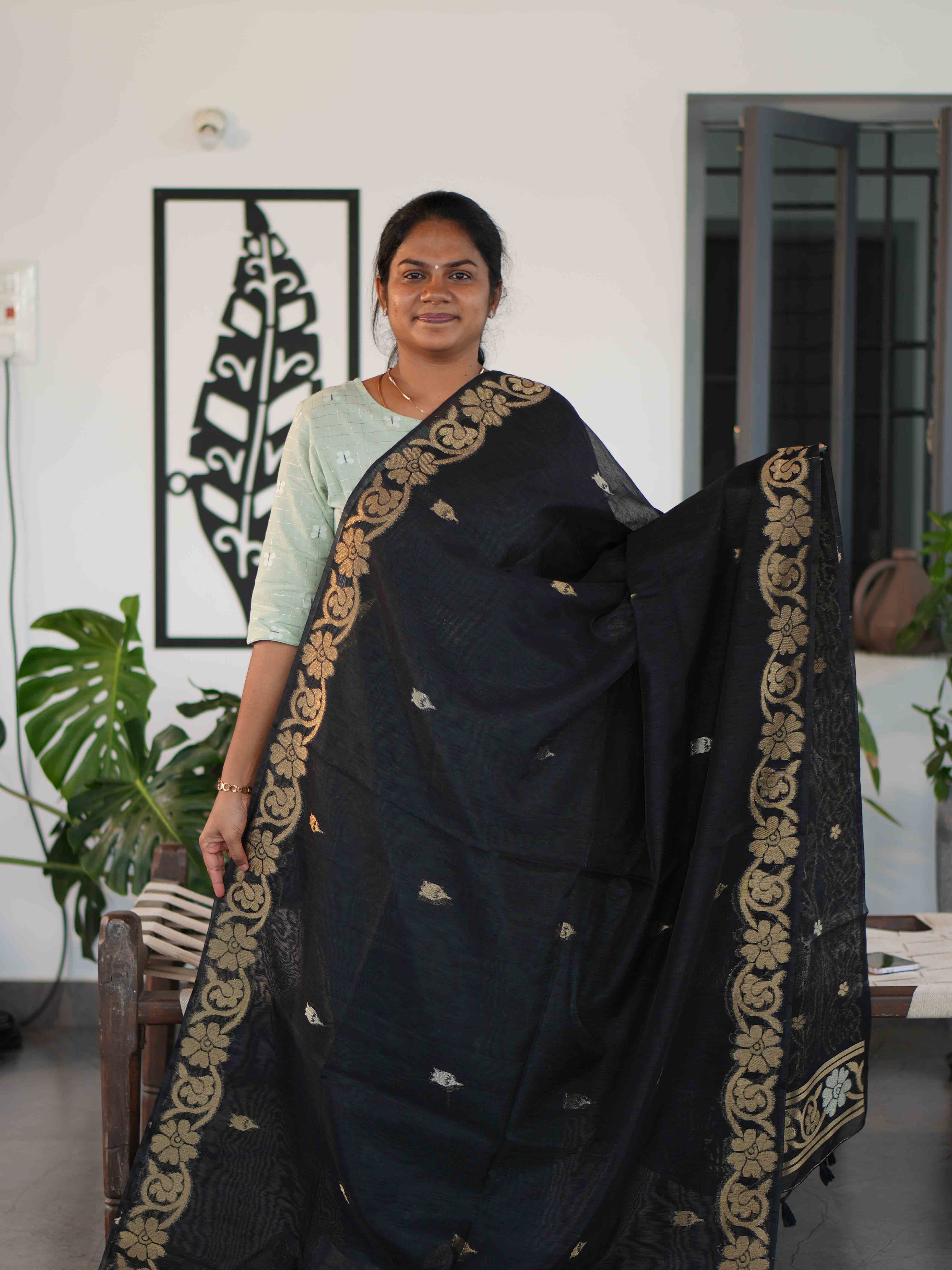 Jute Cotton Sarees Artisan Charm / SKU231 – 9