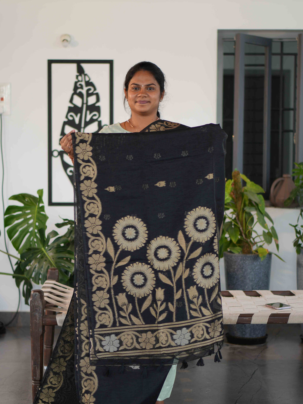 Jute Cotton Sarees Artisan Charm / SKU231 – 9