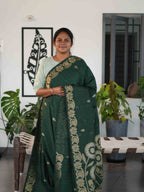 Jute Cotton Sarees Rustic Elegance / SKU231 – 11