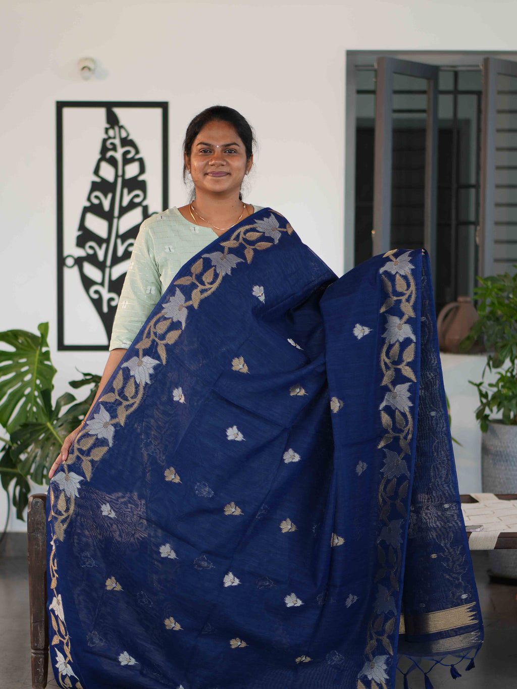 Jute Cotton Sarees Graceful Craft / SKU231 – 14
