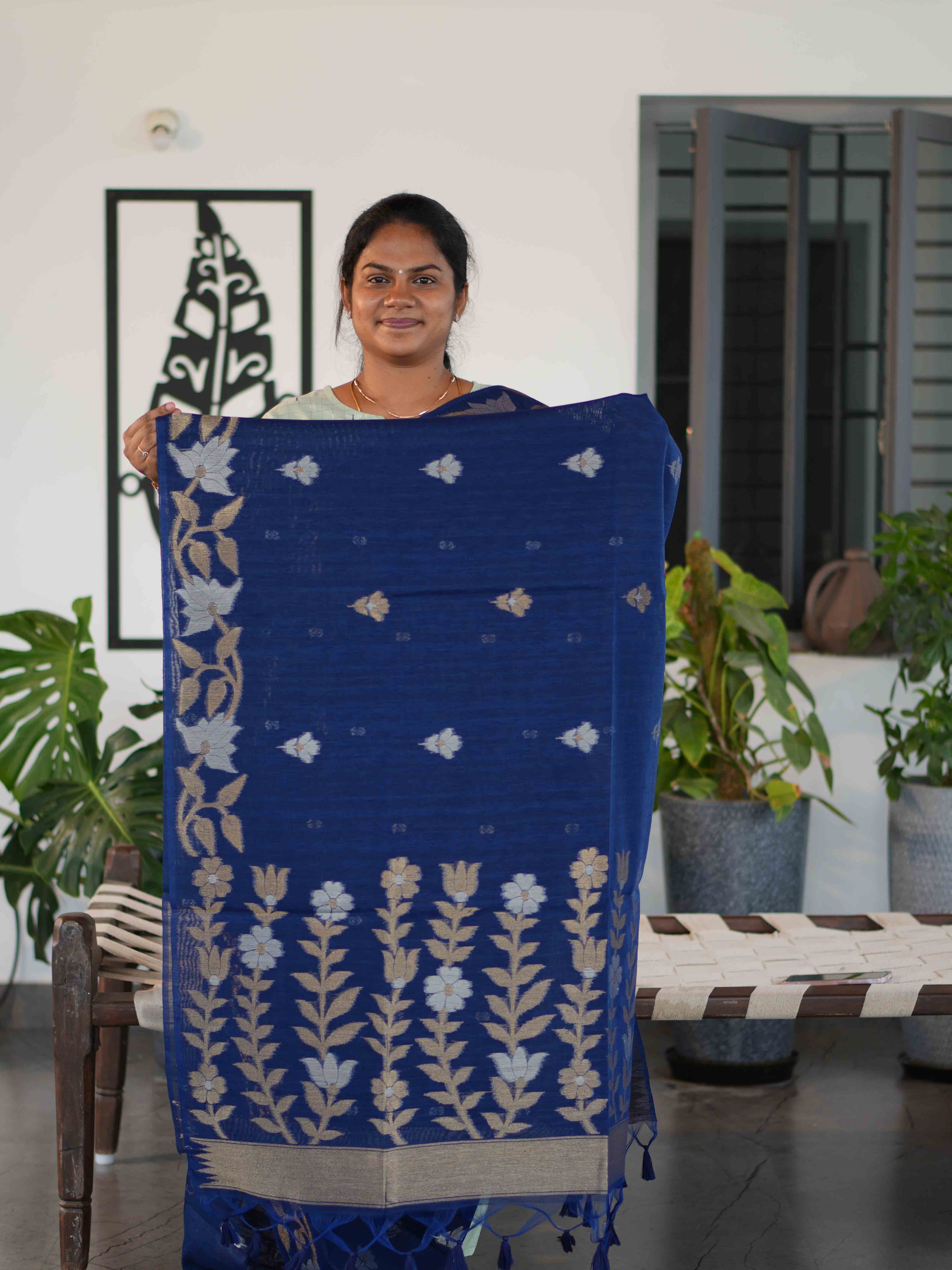 Jute Cotton Sarees Graceful Craft / SKU231 – 14