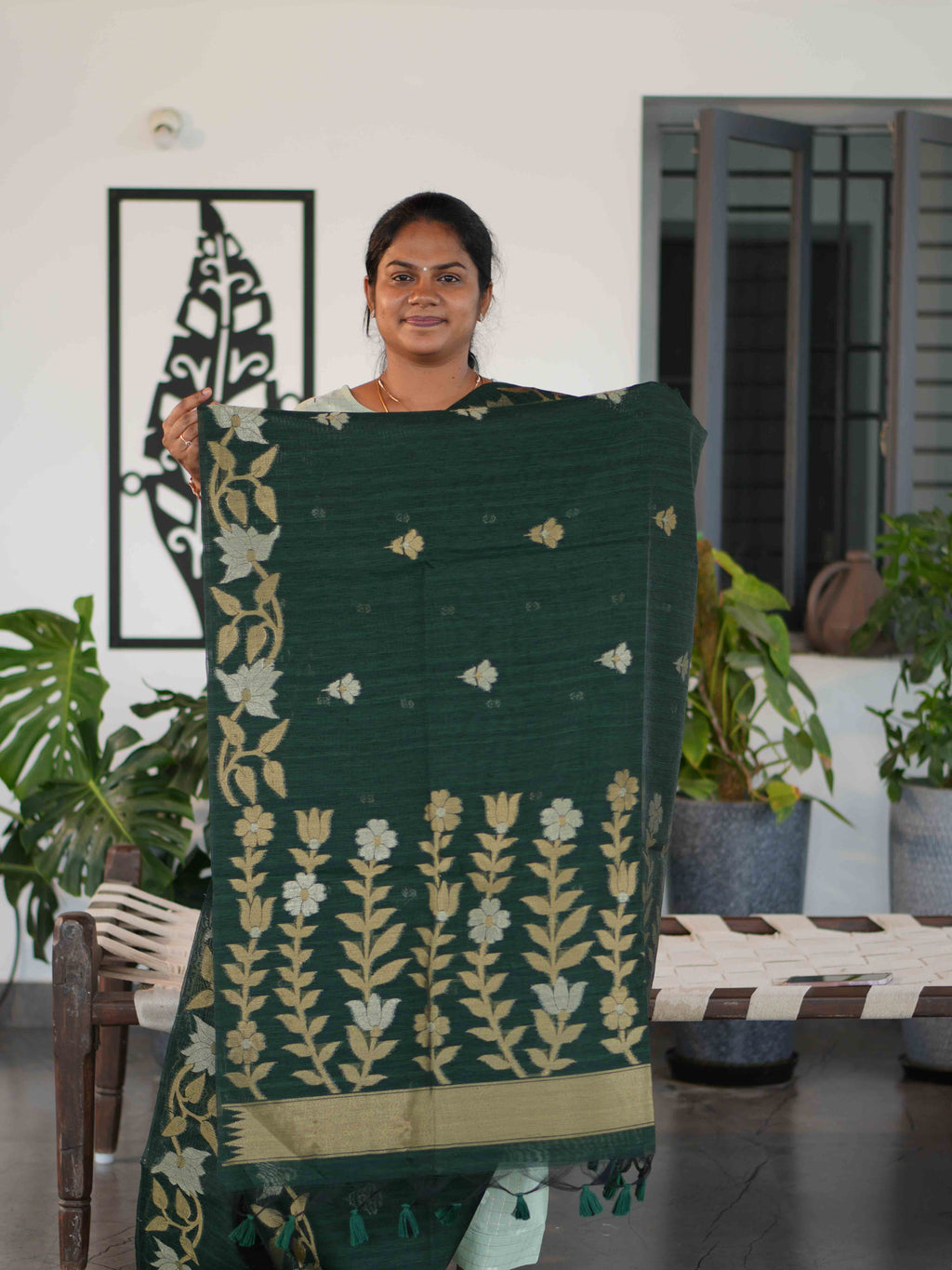Jute Cotton Sarees Everyday Heritage / SKU231 – 13