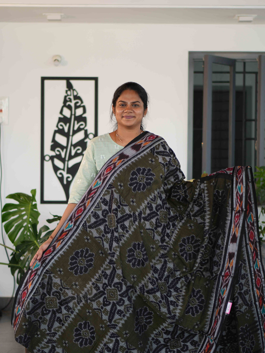 Ikkat Cotton Sarees Woven Prestige / SKU227 – 5