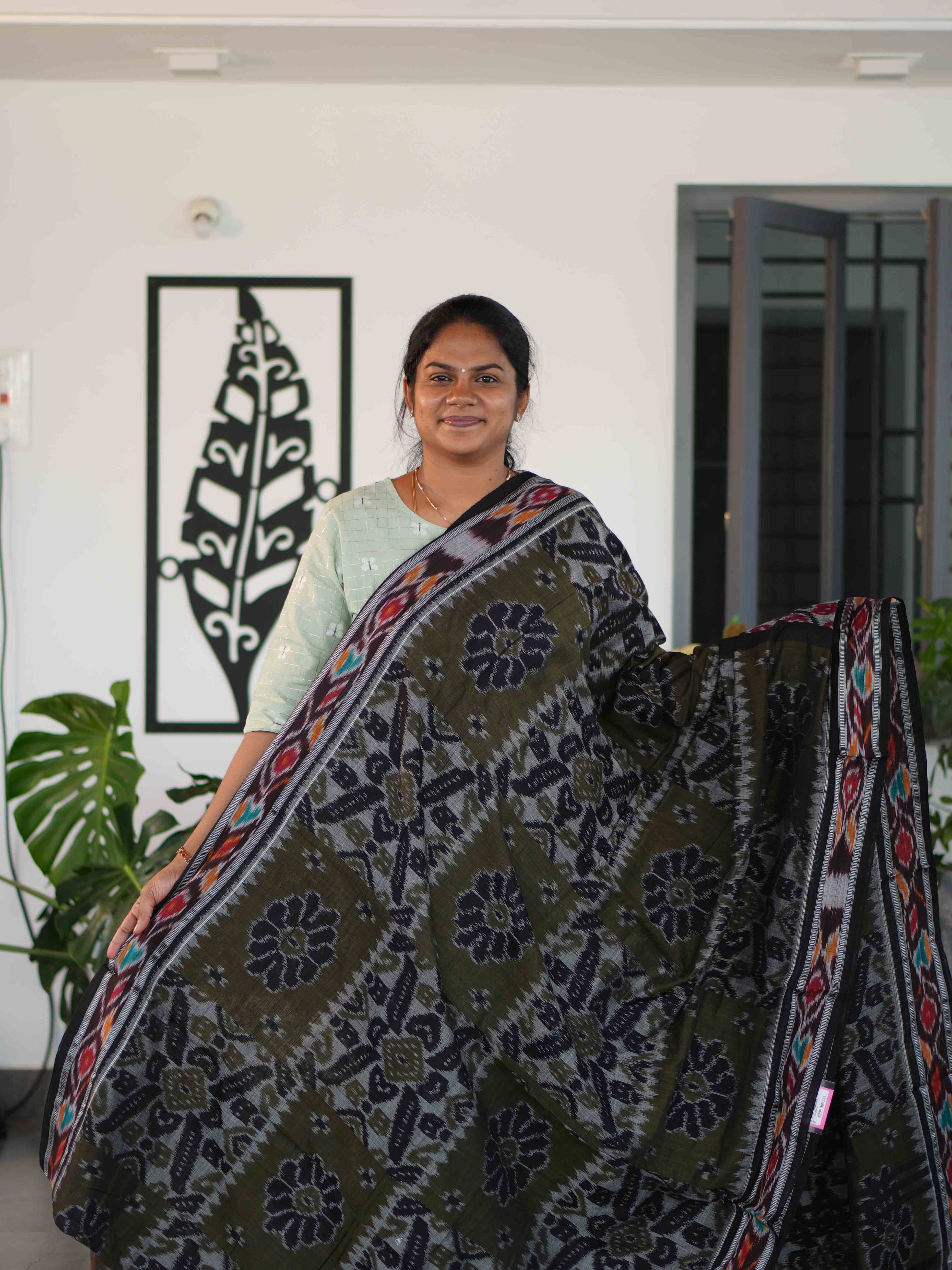 Ikkat Cotton Sarees Woven Prestige / SKU227 – 5