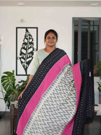 Ikkat Cotton Sarees Heritage Bloom / SKU227 – 7