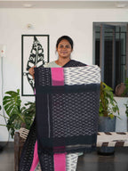 Ikkat Cotton Sarees Heritage Bloom / SKU227 – 7