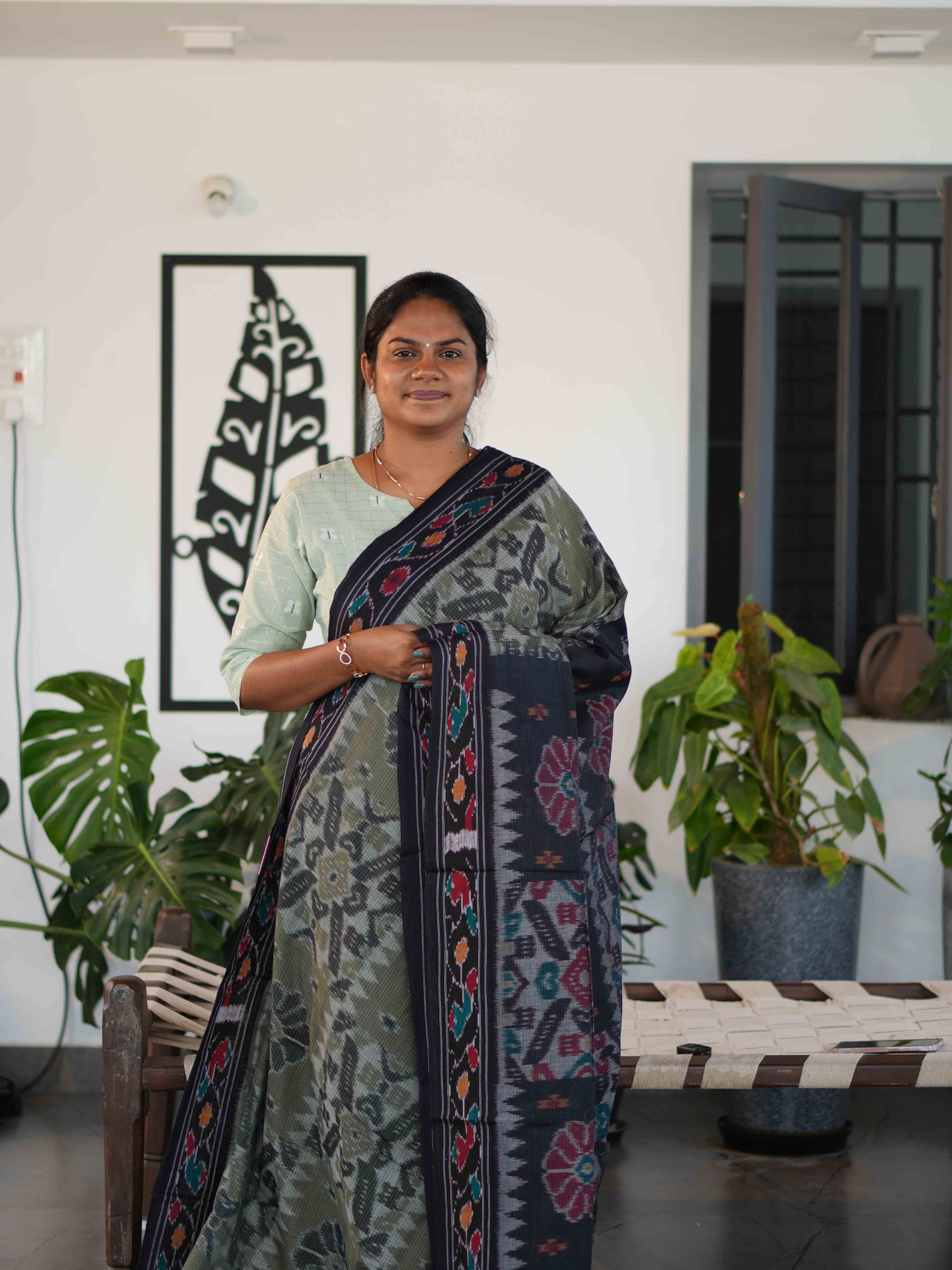 Ikkat Cotton Sarees Regal Harmony / SKU227 – 6