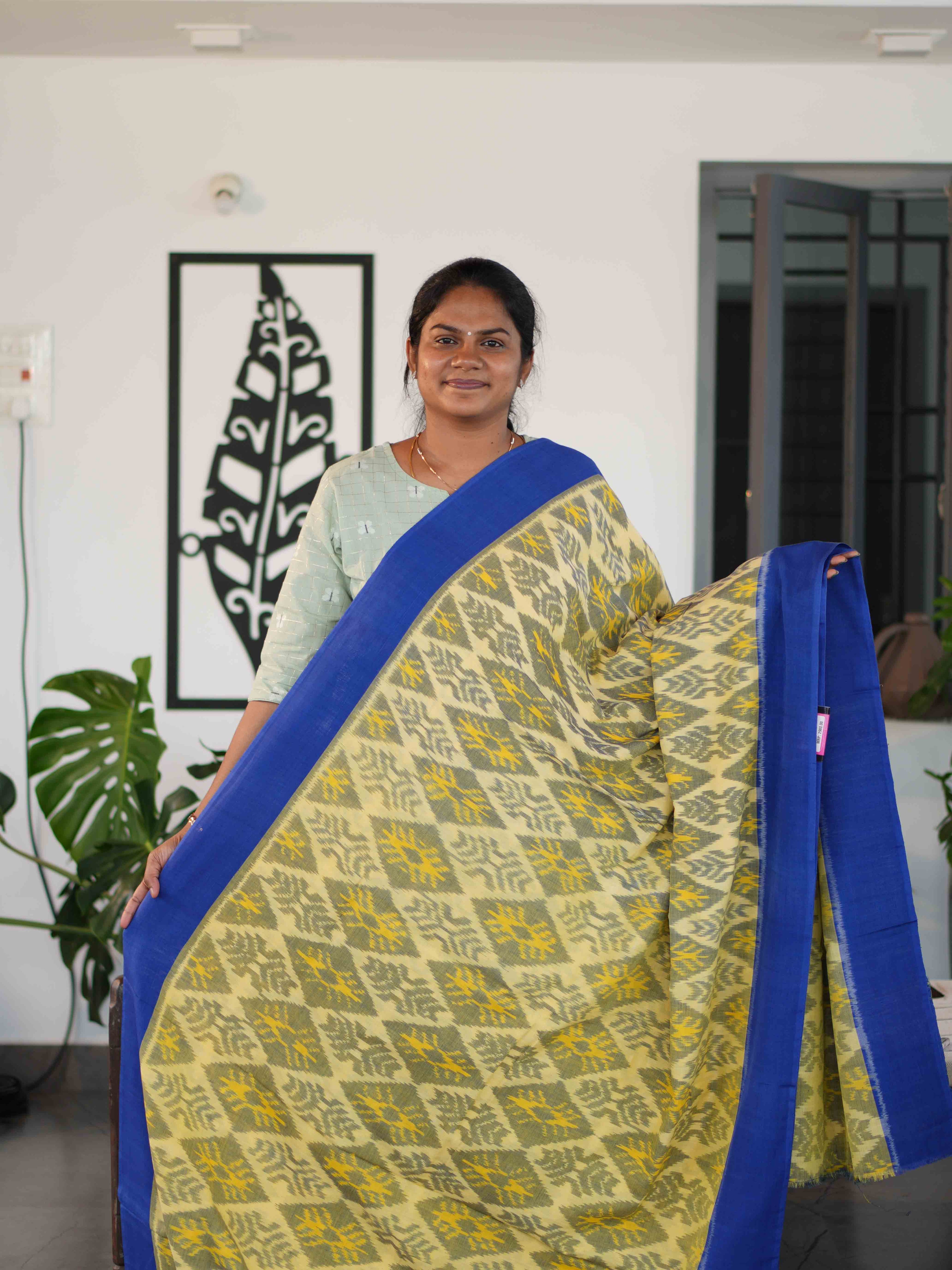 Ikkat Cotton Sarees Noble Heritage / SKU227 – 10