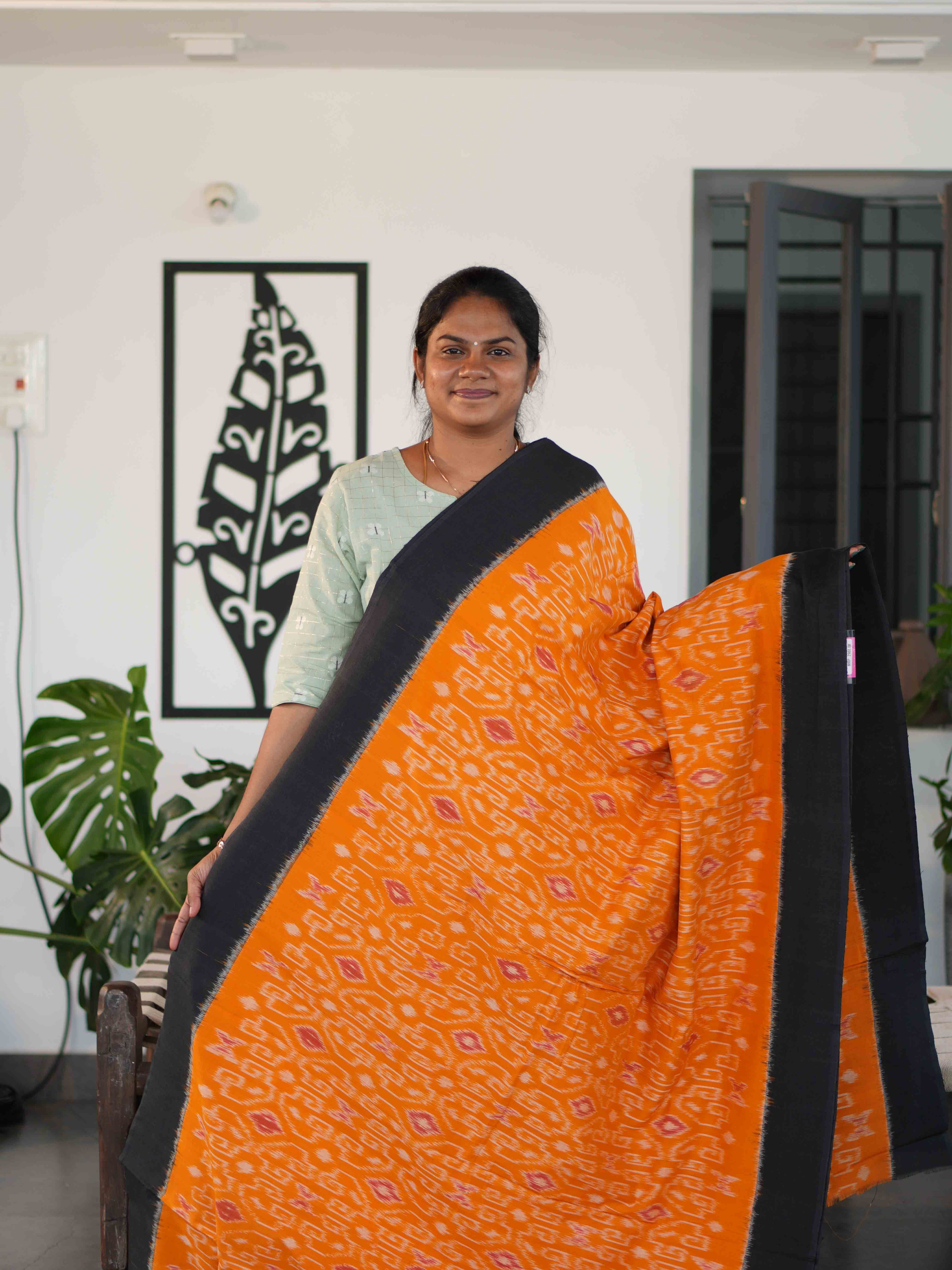 Ikkat Cotton Sarees Timeless Prestige / SKU227 – 11