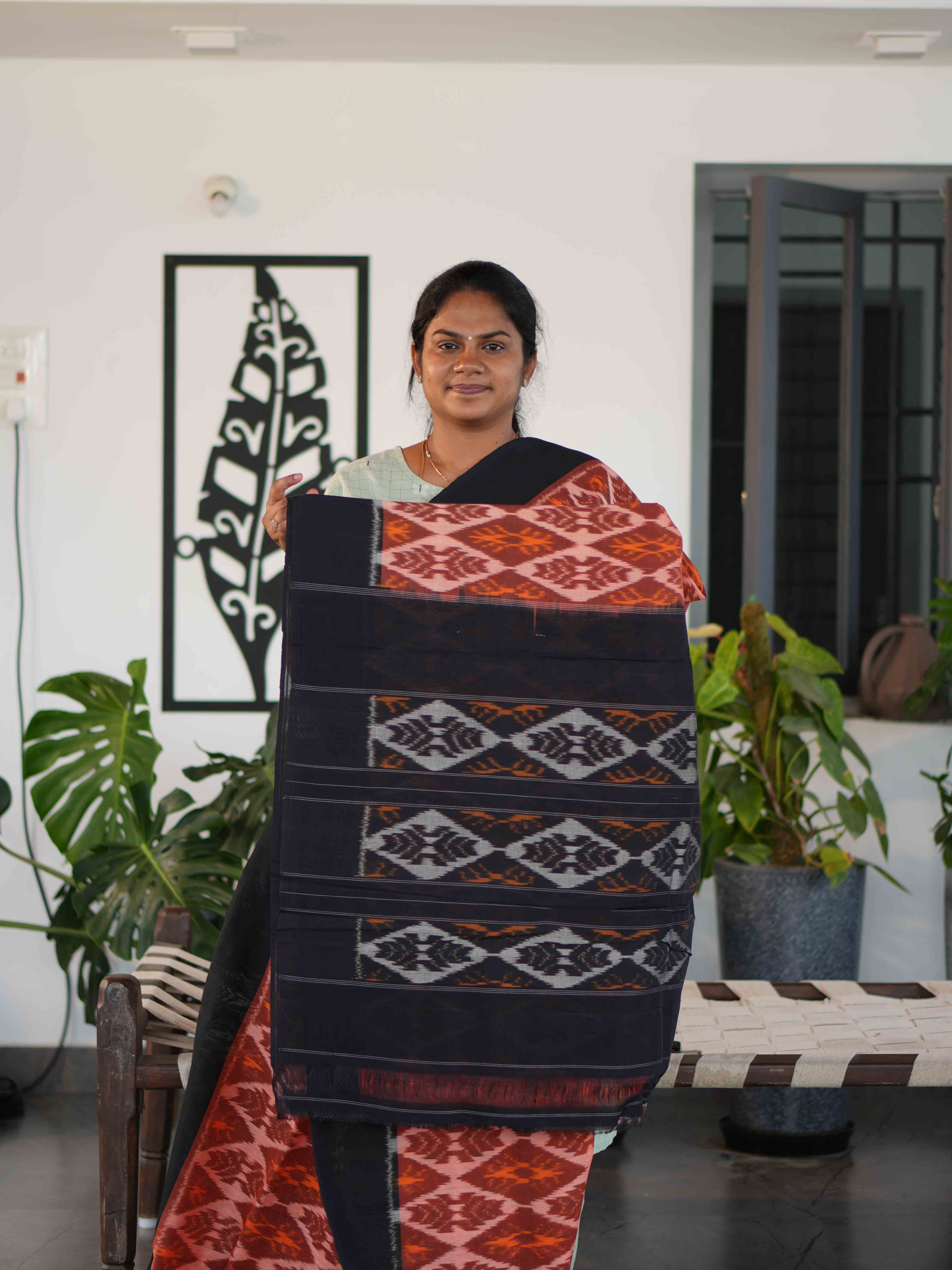 Ikkat Cotton Sarees Graceful Tradition / SKU227 – 12