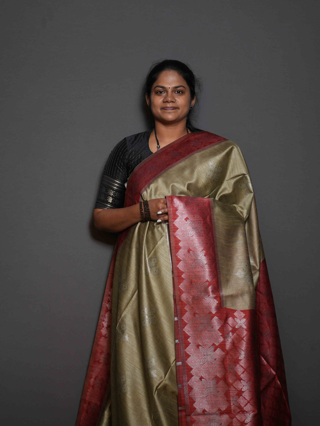 Jute Tussar Sarees Classic Prestige / SKU318 – 3