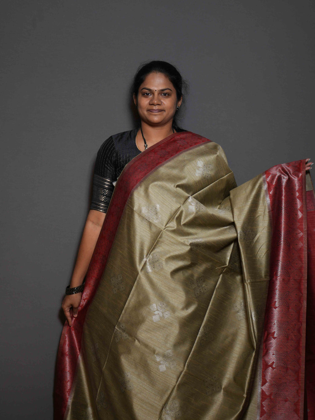 Jute Tussar Sarees Classic Prestige / SKU318 – 3