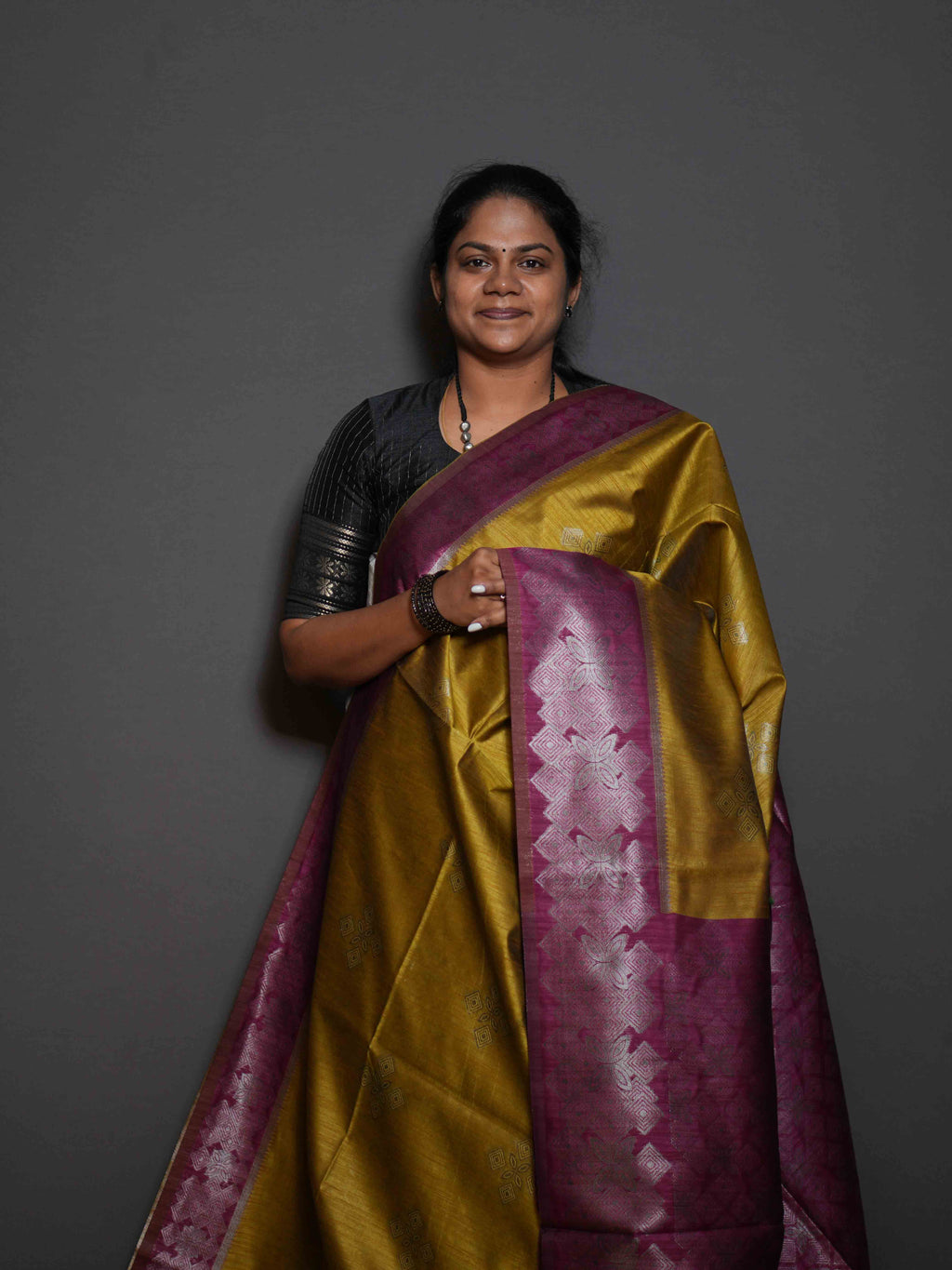 Jute Tussar Sarees Heritage Grace / SKU318 – 5