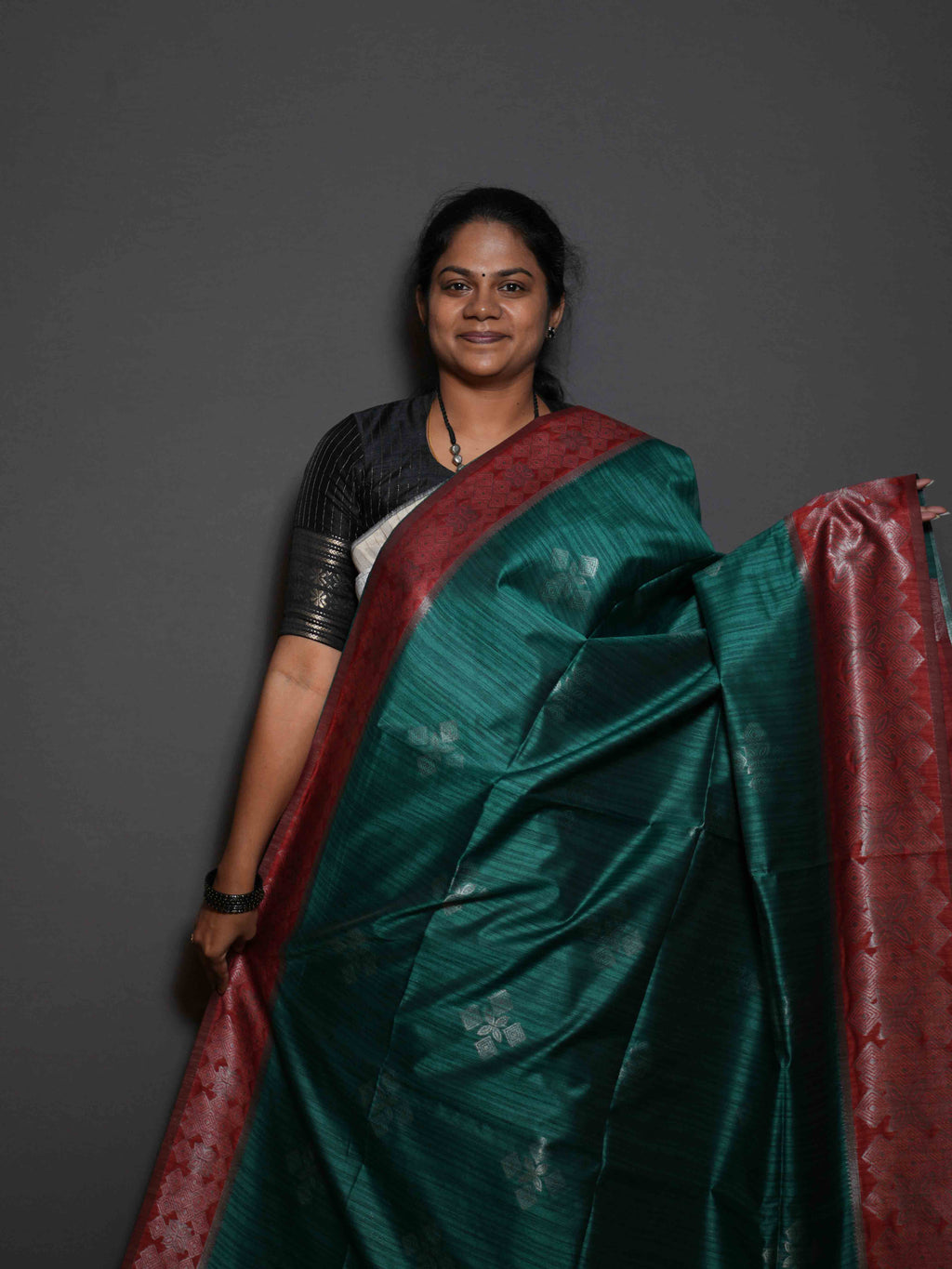 Jute Tussar Sarees Timeless Elegance / SKU318 – 7