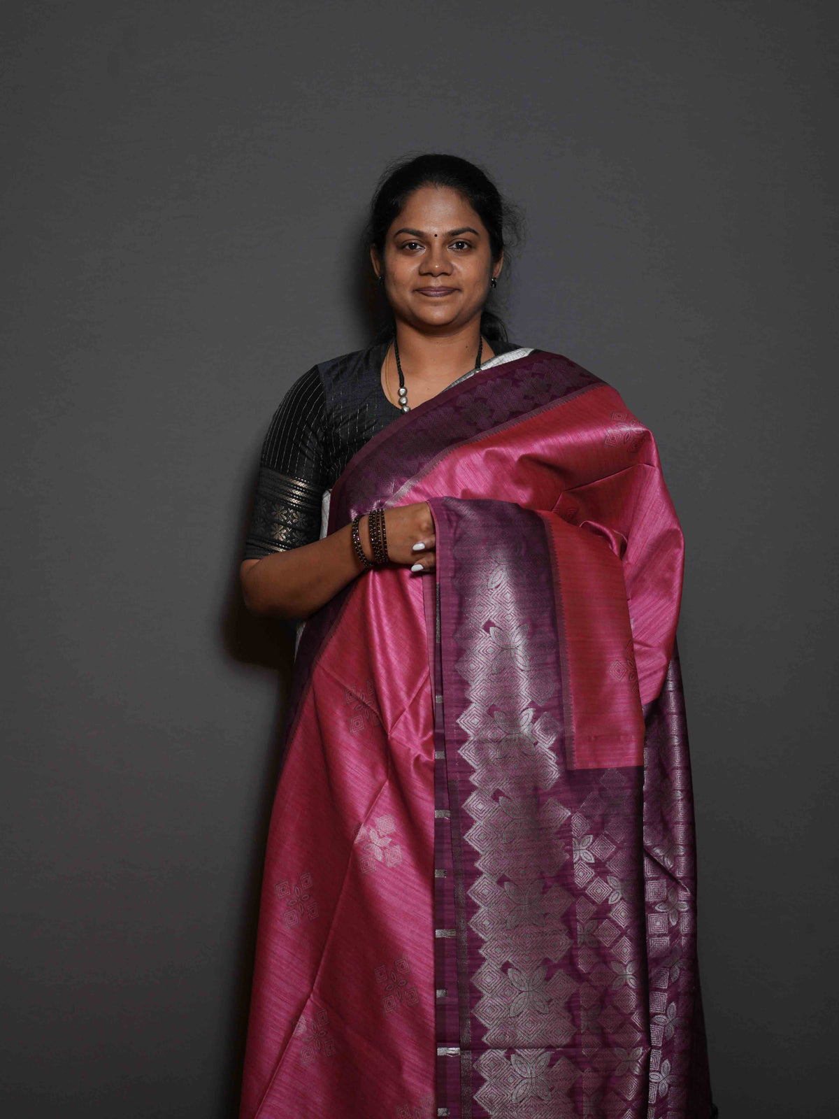 Jute Tussar Sarees Majestic Grace / SKU318 – 9