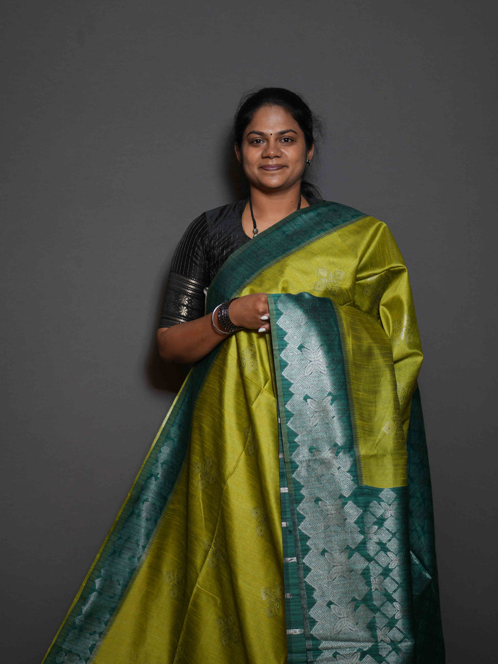 Jute Tussar Sarees Refined Grace / SKU318 – 12