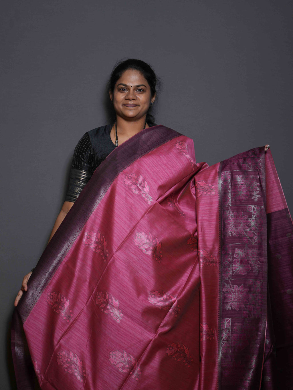 Jute Tussar Sarees Opulent Charm / SKU318 – 13