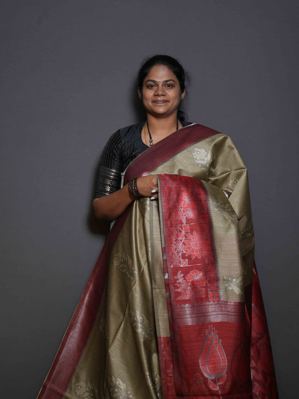 Jute Tussar Sarees Radiant Grace / SKU318 – 16