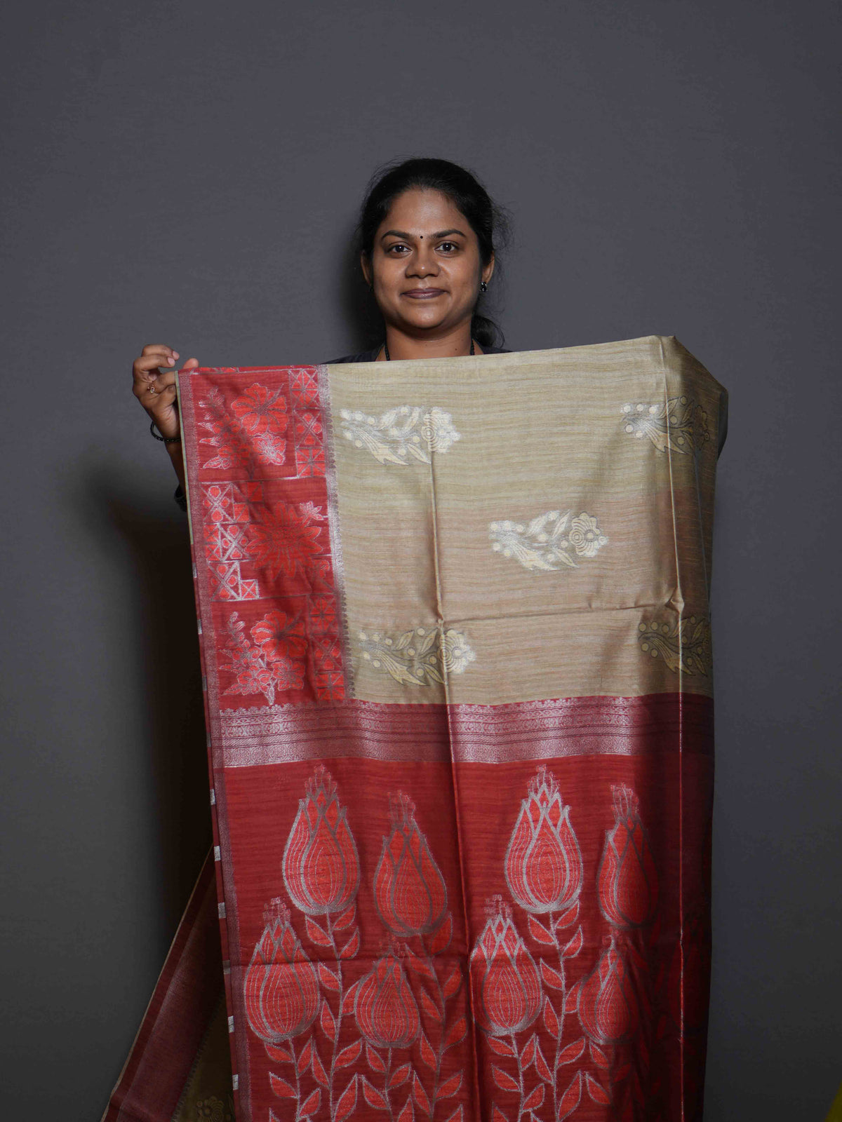 Jute Tussar Sarees Radiant Grace / SKU318 – 16
