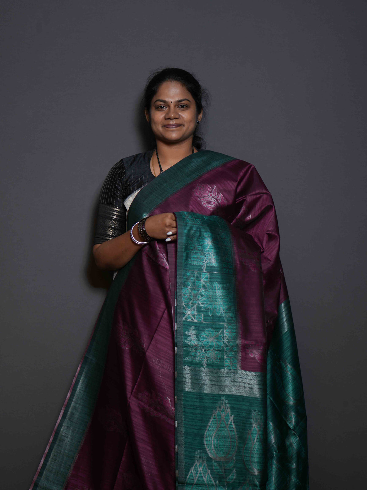 Jute Tussar Sarees Grand Elegance / SKU318 – 18