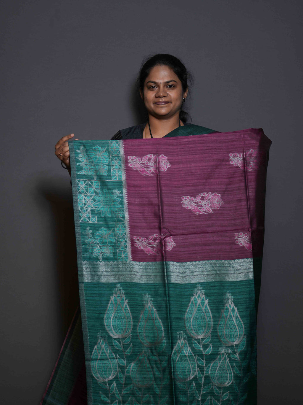 Jute Tussar Sarees Grand Elegance / SKU318 – 18