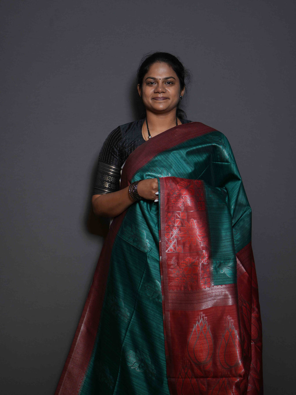 Jute Tussar Sarees Festive Charm / SKU318 – 19