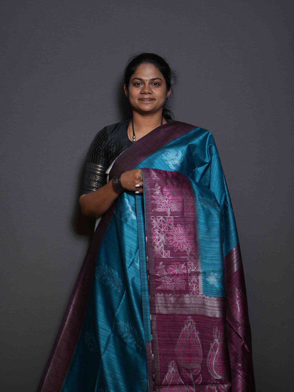 Jute Tussar Sarees Heritage Beauty / SKU318 – 22
