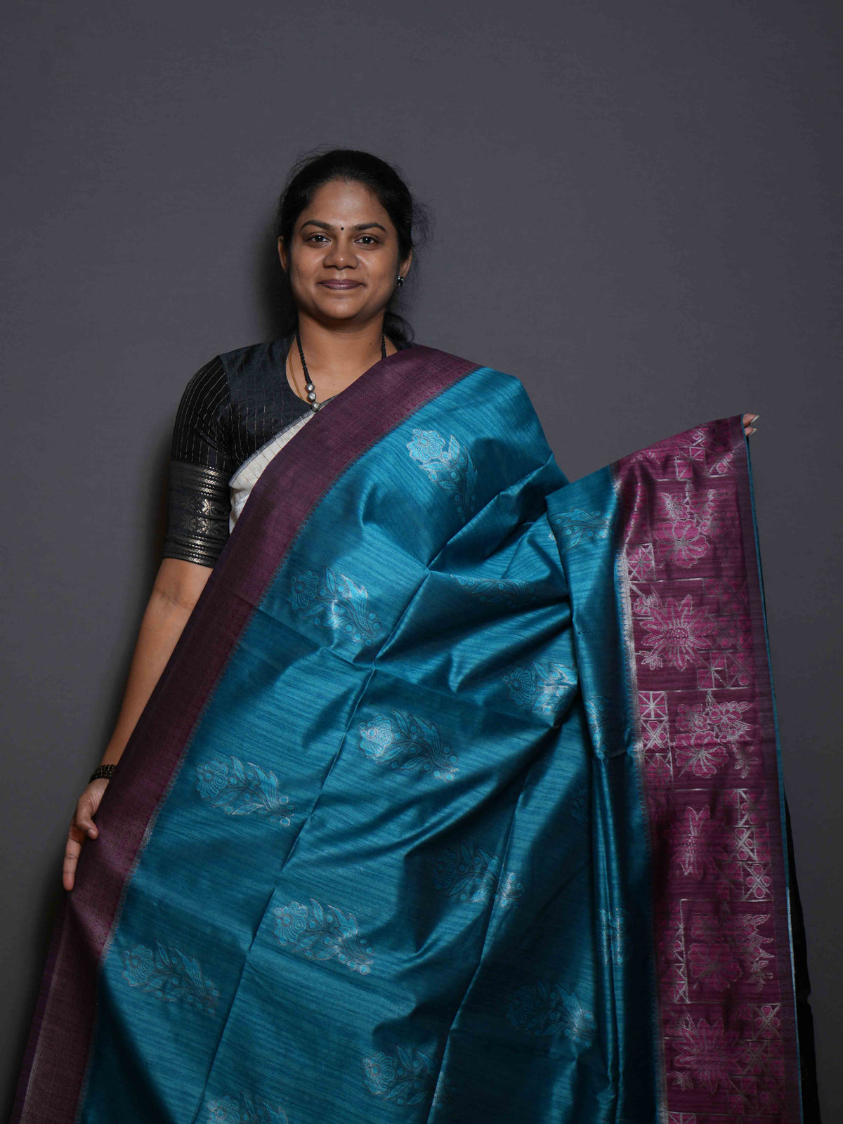Jute Tussar Sarees Heritage Beauty / SKU318 – 22