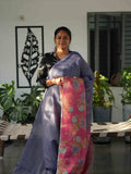 Linen Tissue Sarees Timeless Elegance / SKU241 – 1