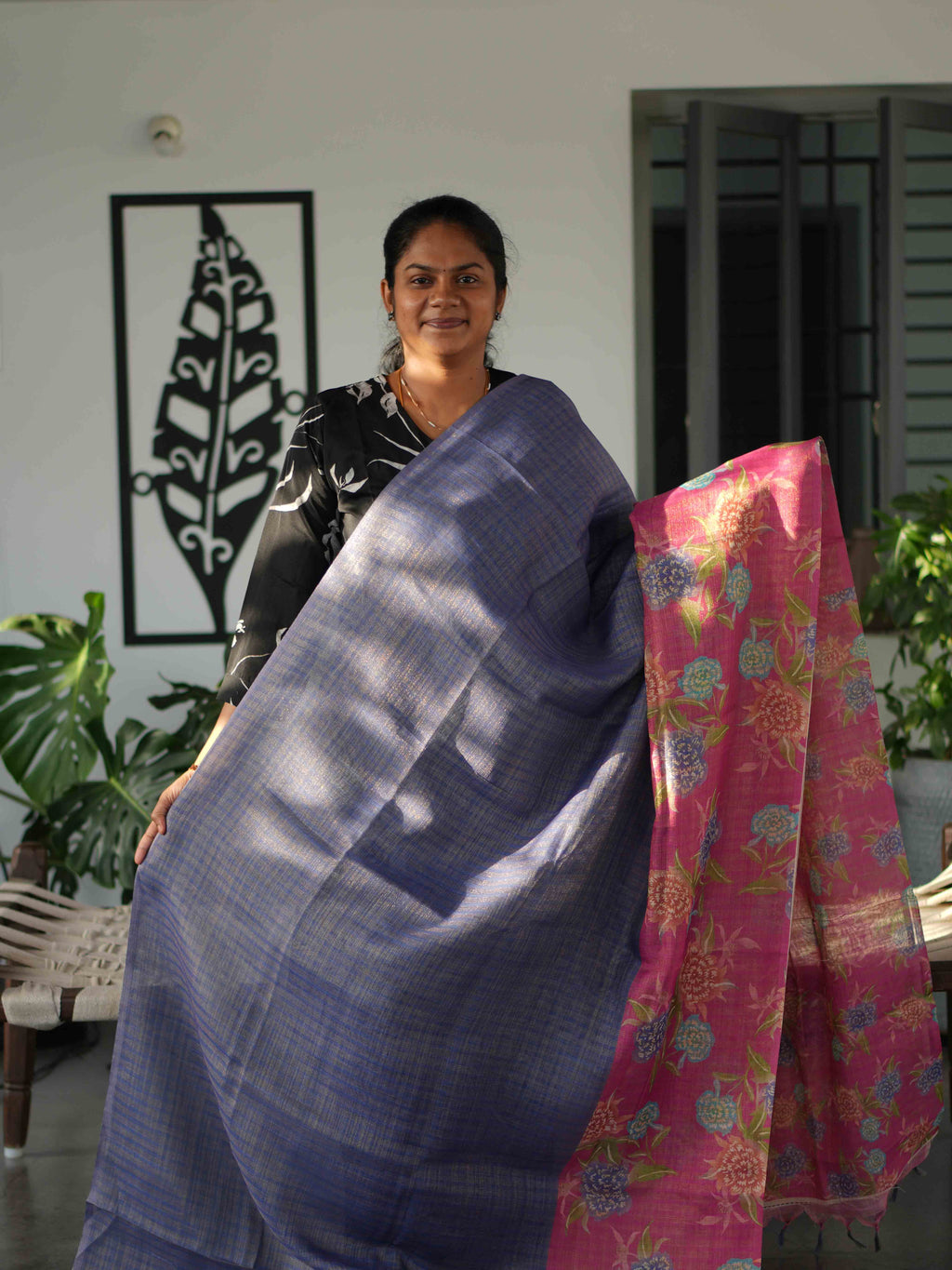 Linen Tissue Sarees Timeless Elegance / SKU241 – 1
