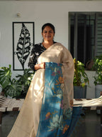 Linen Tissue Sarees Heritage Glow / SKU241 – 2