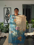Linen Tissue Sarees Heritage Glow / SKU241 – 2