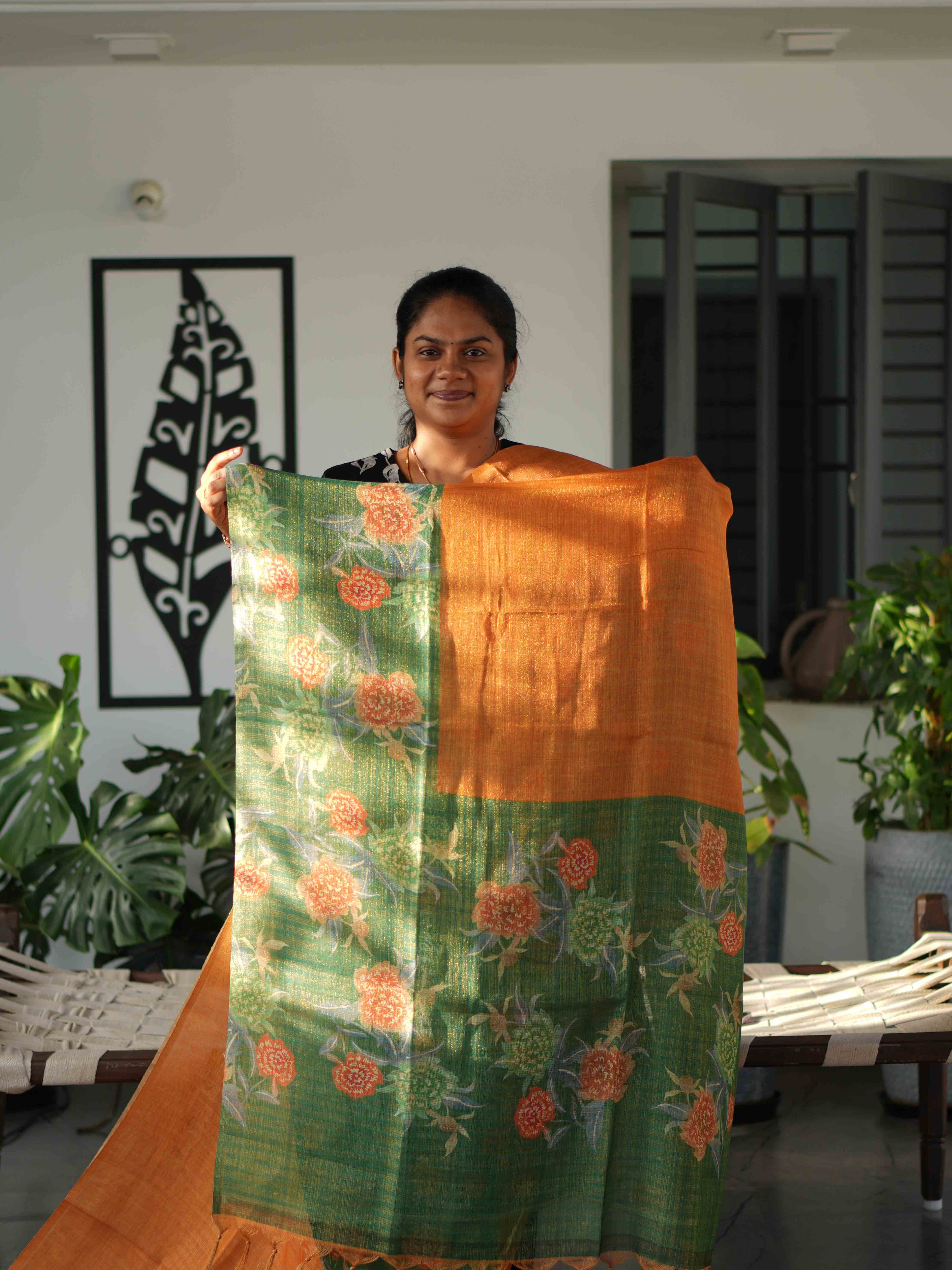 Linen Tissue Sarees Regal Harmony / SKU241 – 3