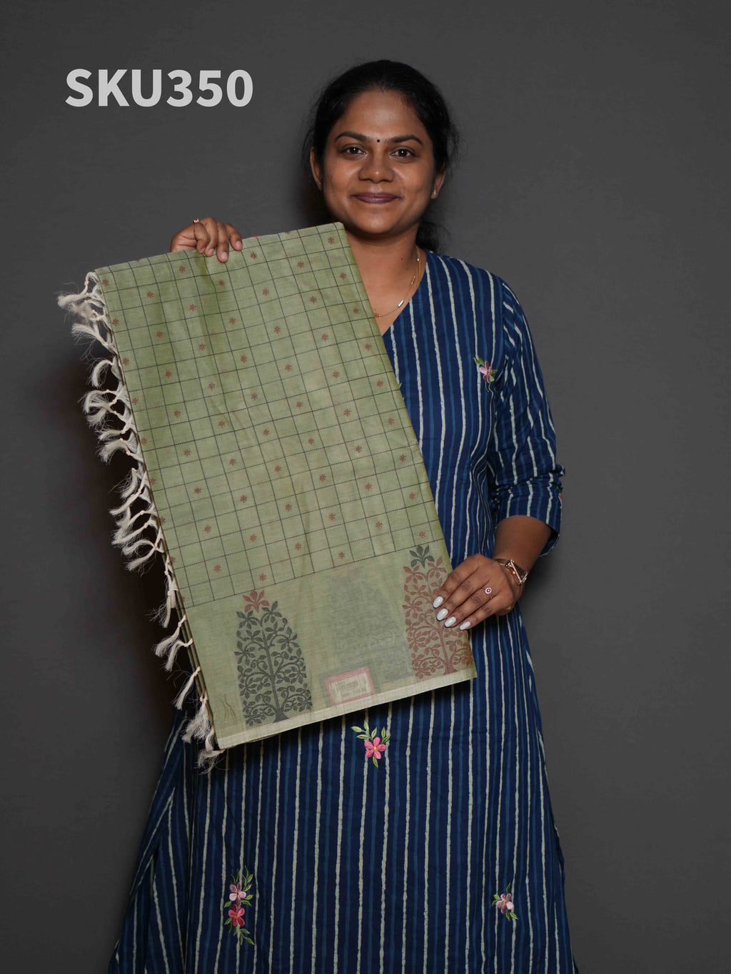 Handloom Cotton Sarees Natural Beauty / SKU350 – 5