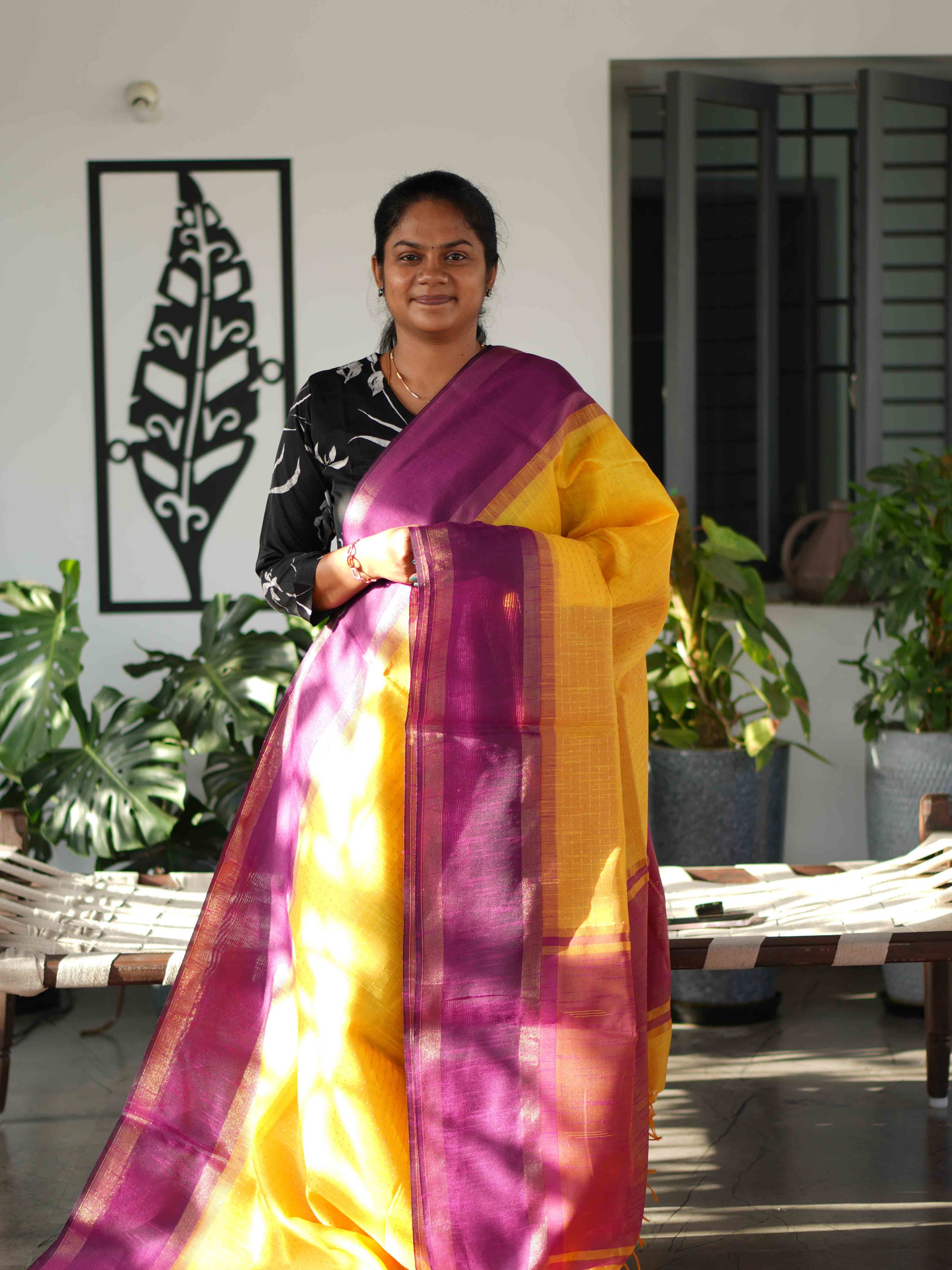 Raw Silk Sarees Golden Heritage / SKU239 – 7