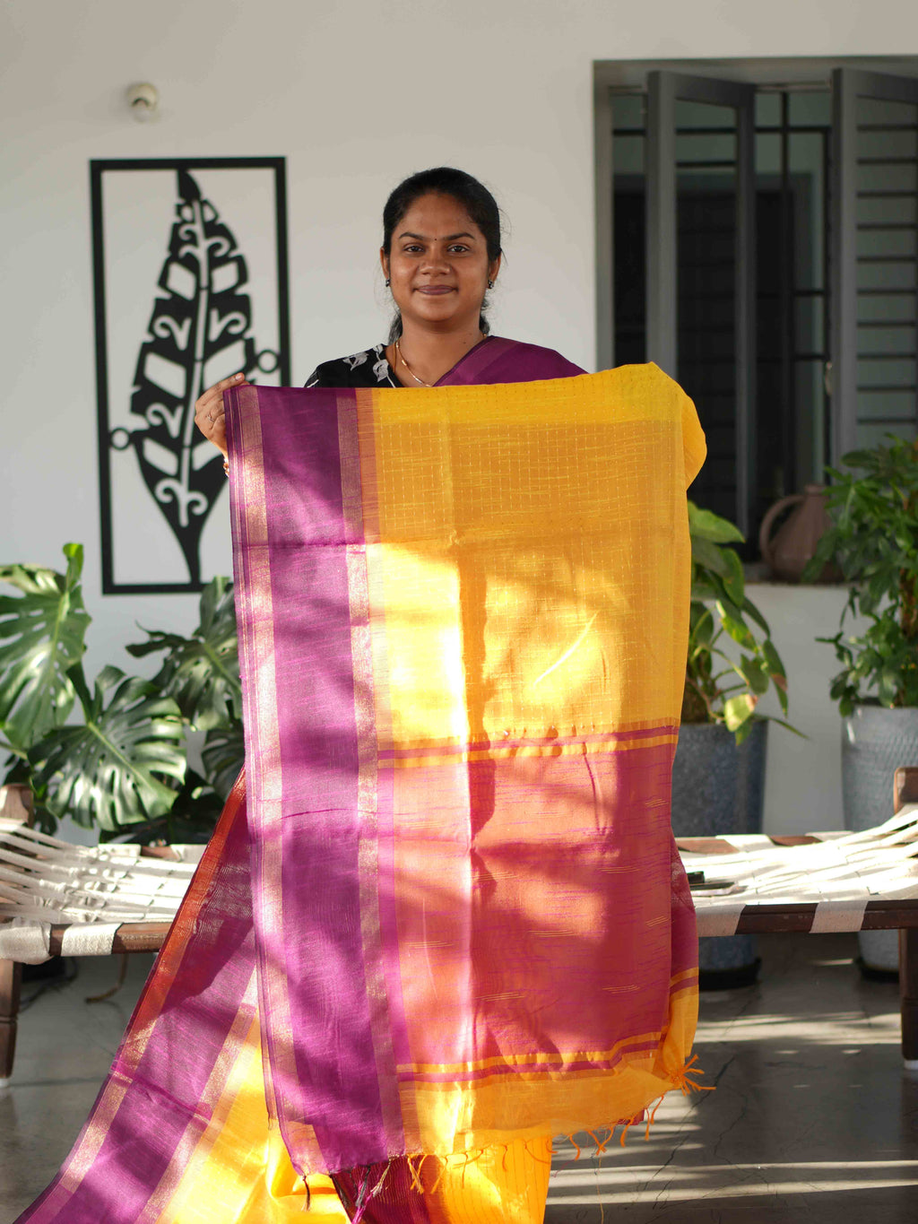 Raw Silk Sarees Golden Heritage / SKU239 – 7