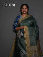 Jute Cotton Sarees Rustic Charm / SKU330 – 2