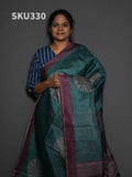 Jute Cotton Sarees Classic Weave / SKU330 – 3
