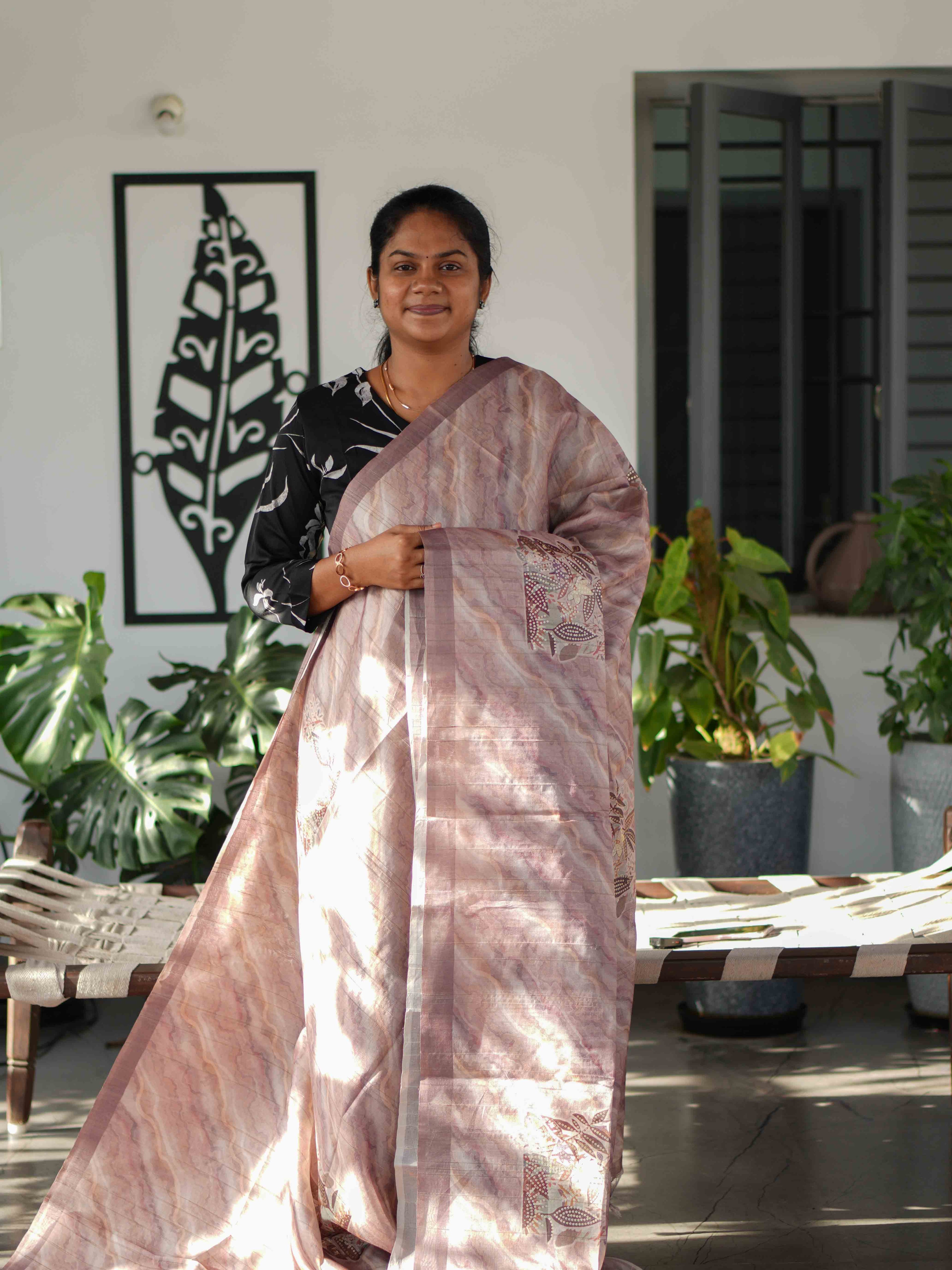 Semi Tussar Sarees Elegant Legacy / SKU244 – 11