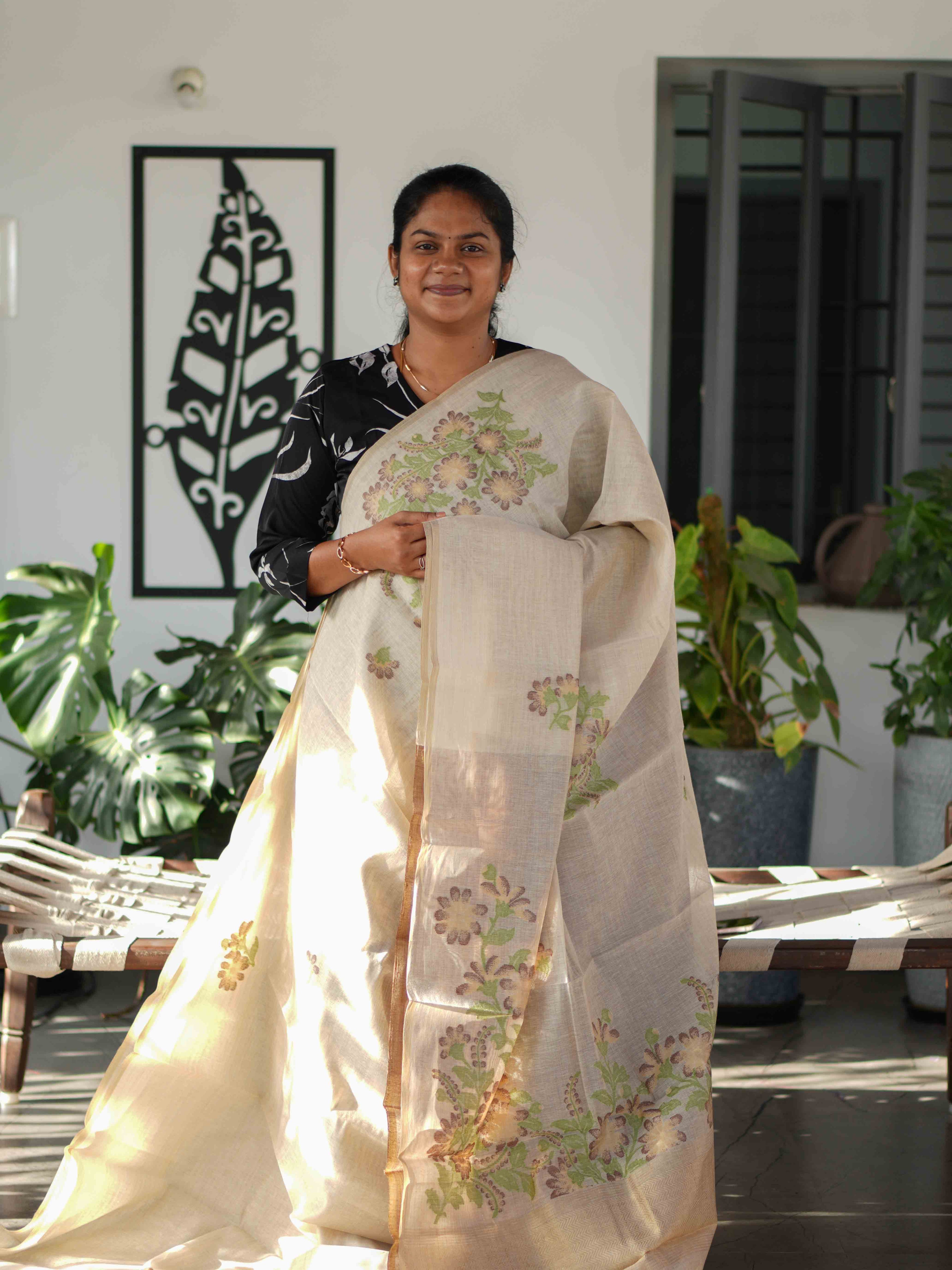 Bamboo Cotton Sarees Heritage Bliss / SKU244 – 8