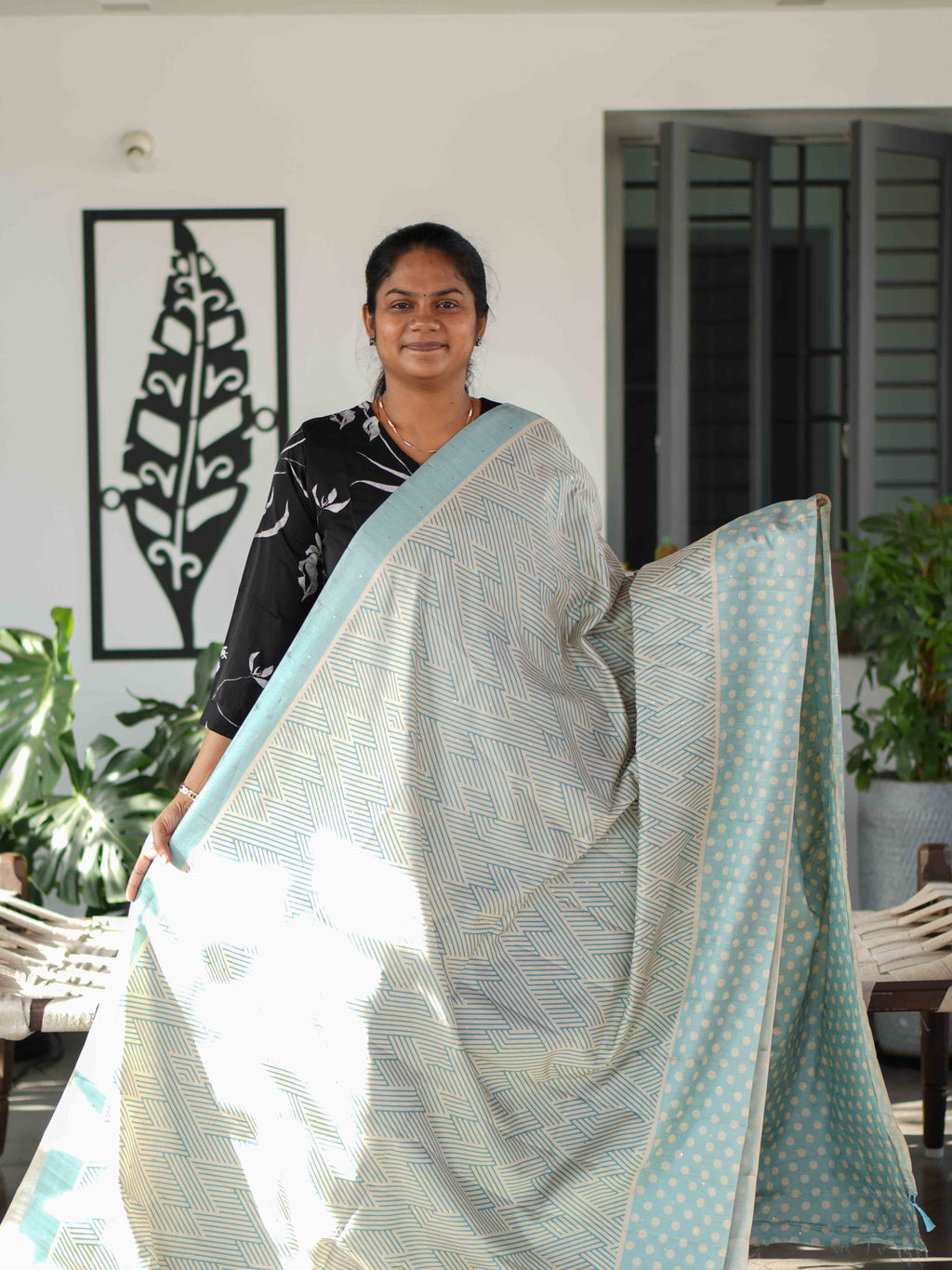 Semi Tussar Sarees Regal Harmony / SKU244 – 6