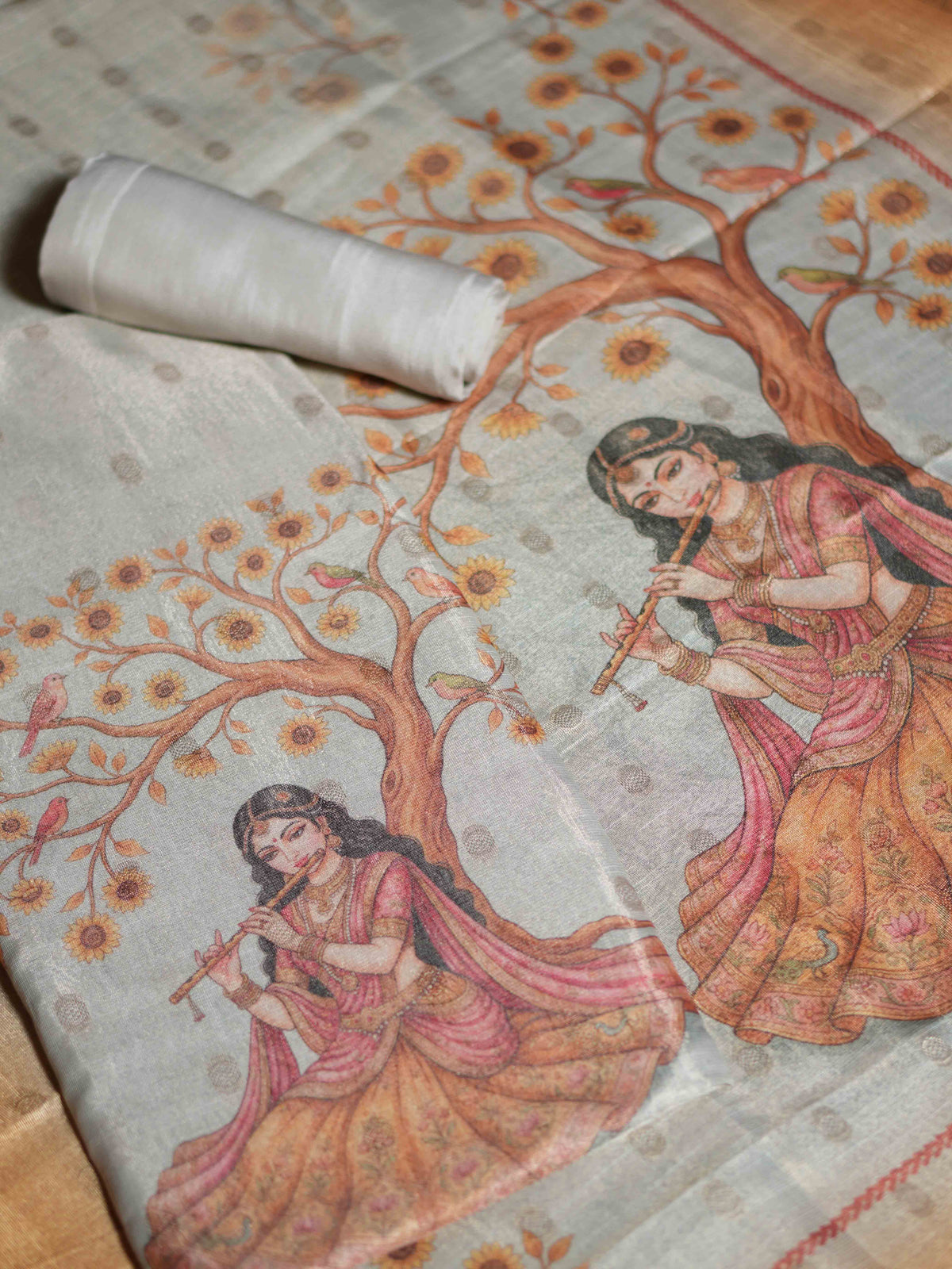 Tissue Linen Salwar Materials Timeless Charm / SKU312 – 6