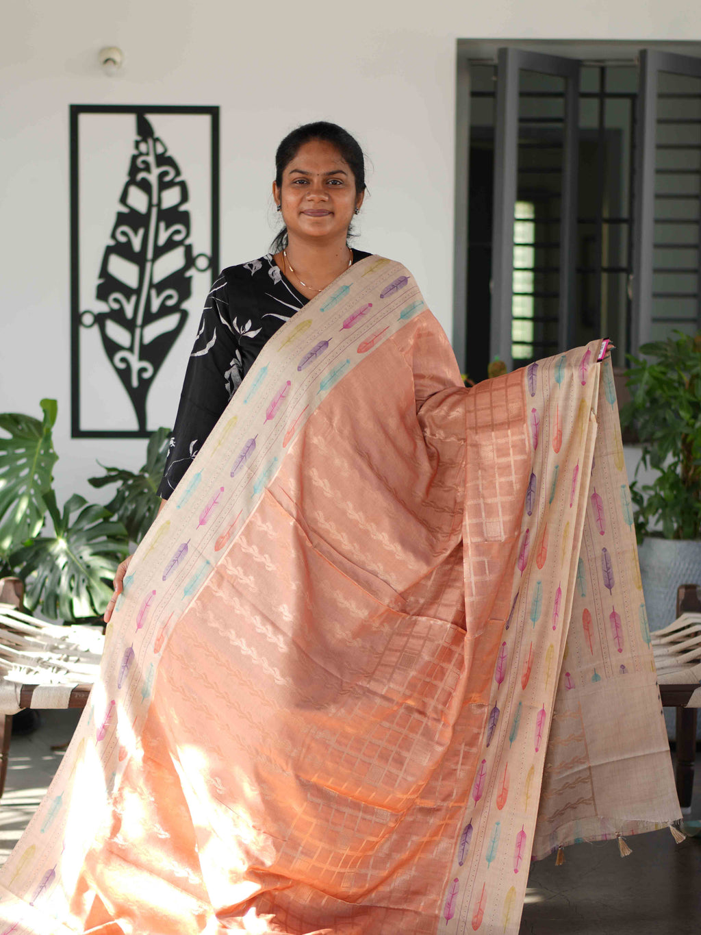 Semi Tussar Sarees Heritage Charm / SKU248 – 12