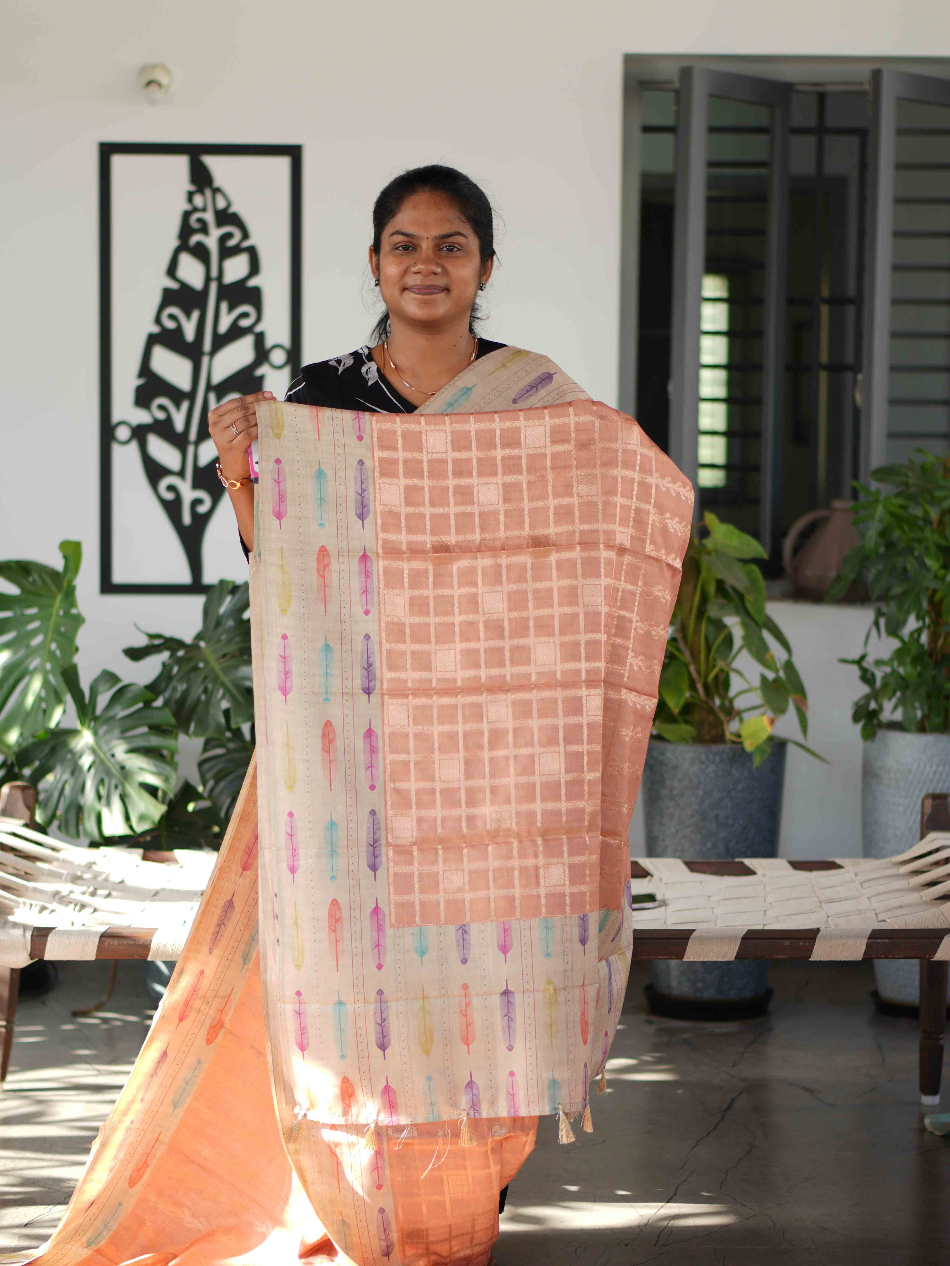 Semi Tussar Sarees Heritage Charm / SKU248 – 12