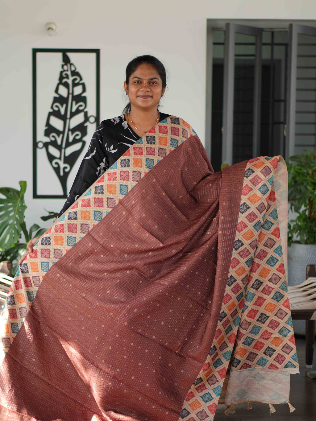 Semi Tussar Sarees Timeless Radiance / SKU248 – 9