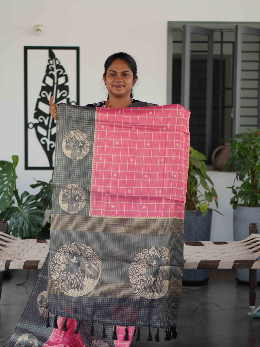 Linen Tissue Sarees Elegant Glow / SKU255 – 1