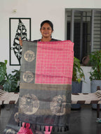 Linen Tissue Sarees Elegant Glow / SKU255 – 1
