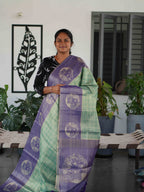 Linen Tissue Sarees Graceful Weave / SKU255 – 3